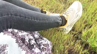 In Nylon Socks in Public