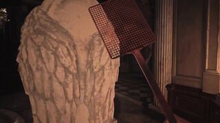 Resident Evil Village Lady Dimitrescu BDSM White Lace Body Stocking - Spanking - Extreme Jiggle