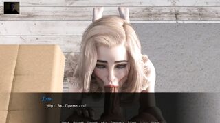 Fucked a Busty Blonde. Hot Blowjob, Cock Handjob, Doggystyle Pussy Fucked and Cumshot in Mouth