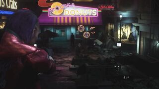Cyberpunk 2077 and Resident 3. Sex Girl from the Future in the Game Horror | Game 3d