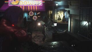 Cyberpunk 2077 and Resident 3. Sex Girl from the Future in the Game Horror | Game 3d