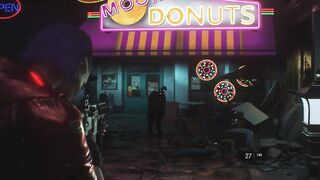 Cyberpunk 2077 and Resident 3. Sex Girl from the Future in the Game Horror | Game 3d