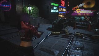 Cyberpunk 2077 and Resident 3. Sex Girl from the Future in the Game Horror | Game 3d