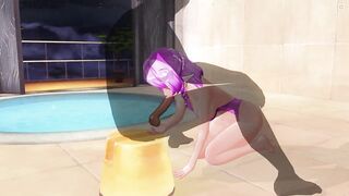 3D HENTAI Cute Elf Loves to Suck your Cock