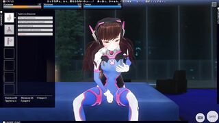 3D HENTAI OVERWATCH DVA Masturbation Orgasm