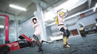 MMD R18 Yoiyoi Kokon Ruby Rose Yang XiaoLong RWBY Sexy and Hot Girls