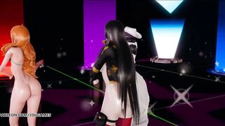 [MMD] Girl's Day - Expectation Nude Dance Boa Hancock Nami Nico Robin one Piece Sexy Kpop Dance