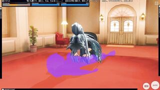 3D HENTAI Redhead Sister Rides a Dildo