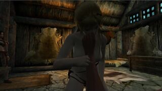 Group Porn with three Lesbians. Girls Masturbation. Skyrim Sex Mods