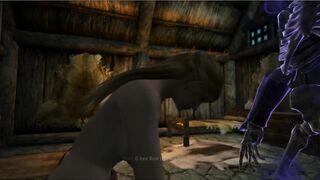 Group Porn with three Lesbians. Girls Masturbation. Skyrim Sex Mods