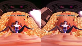 Genshin Impact - Mona Fucked on the Table [UNCENSORED VR HENTAI 4K R-18 MMD]