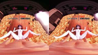 Genshin Impact - Mona Fucked on the Table [UNCENSORED VR HENTAI 4K R-18 MMD]