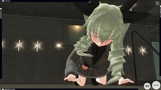 3D HENTAI POV Tanker Girl Jerking off your Dick