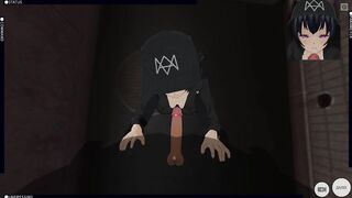 3D HENTAI POV Watch Dogs: Legion Girl Sucks your Dick in the Street