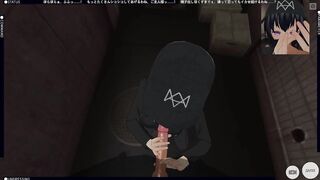 3D HENTAI POV Watch Dogs: Legion Girl Sucks your Dick in the Street