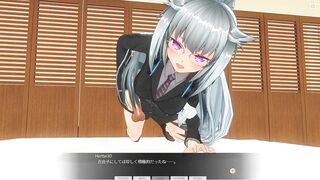 3D HENTAI сute Girl Jerk off you POV