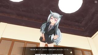 3D HENTAI сute Girl Jerk off you POV