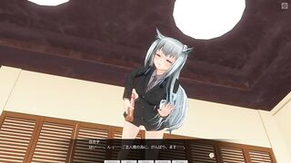 3D HENTAI сute Girl Jerk off you POV