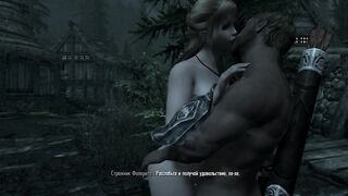 Depriving a Beautiful Peasant Woman in the Middle of a Village | Skyrim Sex
