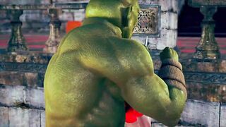 Justice Powerful  Battle to Darkness Goblin - 3d Hentai Animation