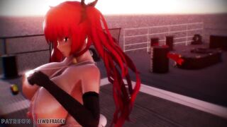 Busty Honolulu Sexy Dance - Azur Lane [4k UNCENSORED HENTAI]