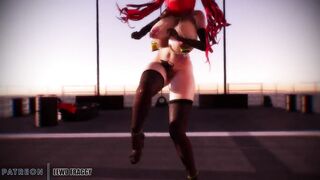 Busty Honolulu Sexy Dance - Azur Lane [4k UNCENSORED HENTAI]