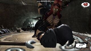 Two Ninjas Fucked a Girl from two Sides | World Warcraft