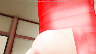 Upside down & Dildo Gag Play (Yuri Bondage Sex) - 3D MMD