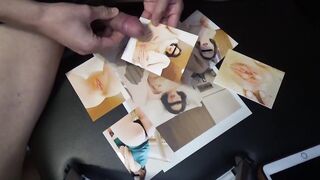 【動画リクエスト】今回は彼女（y）の写真を撮りながら自慰行為をする変態。 最後に濃厚精液を大量に振りかけました。