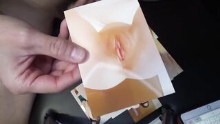 【動画リクエスト】今回は彼女（y）の写真を撮りながら自慰行為をする変態。 最後に濃厚精液を大量に振りかけました。