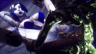 Subverse - DEMI Sex Android and Big Monster Alien Cock 3D Porn Game [studio Fow]