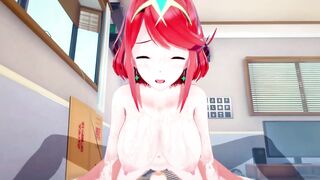 Pyra Xenoblade 2 3D HENTAI 4/5