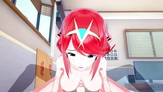 Pyra Xenoblade 2 3D HENTAI 4/5