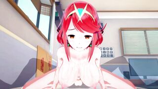 Pyra Xenoblade 2 3D HENTAI 4/5