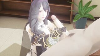 Beautiful Witch - Realistic Hentai - (Uncensored)