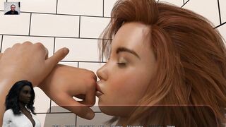 Guy Masturbates the Girl's Pussy in the Bathroom until she Cums ☠playing Adult Games☠