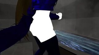 Sexy Anime Girl Seduces you into a Steamy Bath for Sex