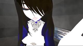 Sexy Anime Girl Seduces you into a Steamy Bath for Sex