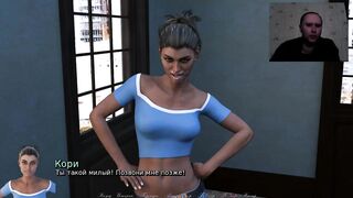 Cute Girlfriend gives Blowjob in the Library and Swallows Cum ☠playing Porn Games☠