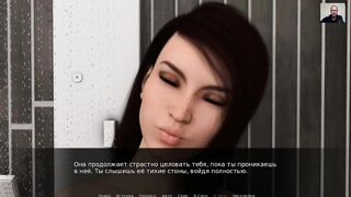Busty Girl Cum from Orgasm and got a Vaginal Creampie ☠ Playing Adult Games ☠