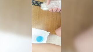 【個人撮影】オナホに中出し 大量射精 喘ぎ声あり