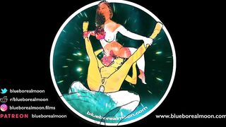 Space Pleasure - HENTAI ANAL THREESOME - COSMIC EROTIC ART SEX - ANIMATED PORN