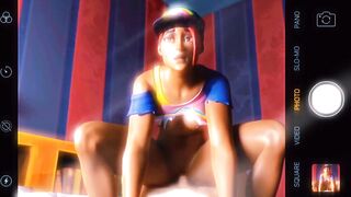 Fornite Beach Bomber+Un Jolie Effets Visuelle