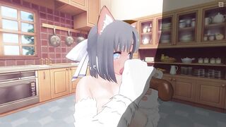 3D HENTAI Yumi Sucks a Big Cock