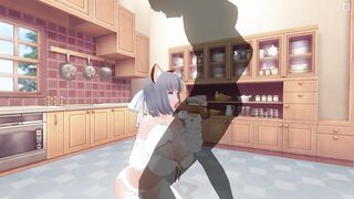 3D HENTAI Yumi Sucks a Big Cock