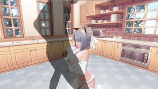 3D HENTAI Yumi Sucks a Big Cock