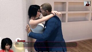 Stepdad Licks Stepdaughter's Pussy and Fucks her with Vaginal Creampie ☠ Playing Adult Games ☠