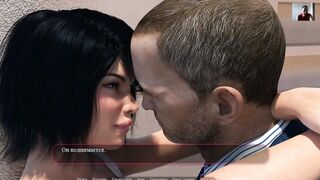 Stepdad Licks Stepdaughter's Pussy and Fucks her with Vaginal Creampie ☠ Playing Adult Games ☠