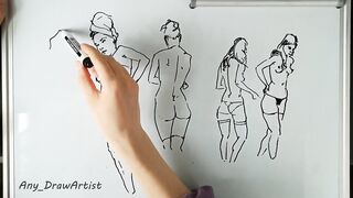 Drawing Beautiful Girls