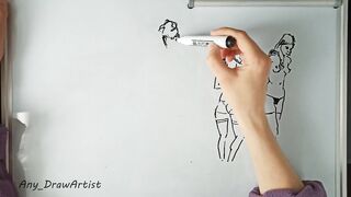 Drawing Beautiful Girls